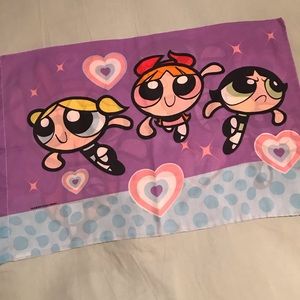 Vintage Powerpuff Girl pillowcase